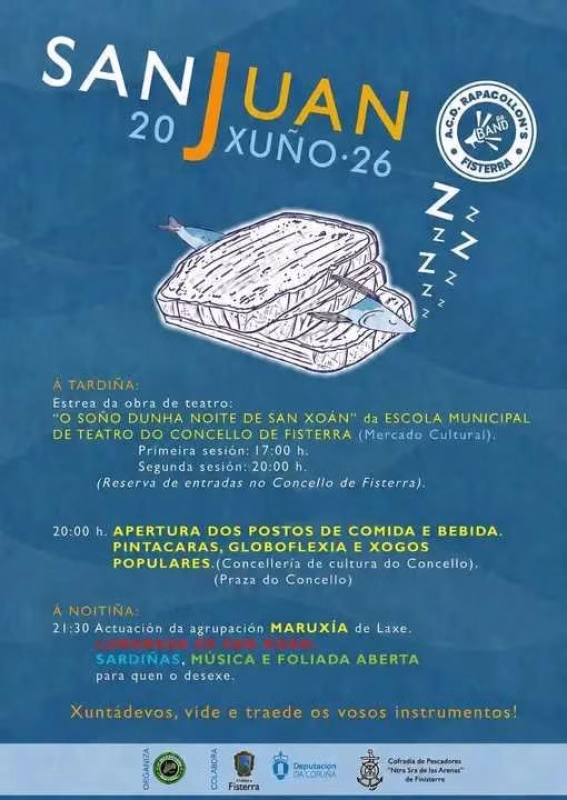 San Xoán 2026 en Fisterra en Fisterra
