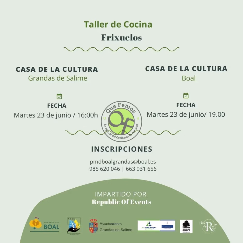 Taller de cocina en Grandas y Boal: Frixuelos en Boal