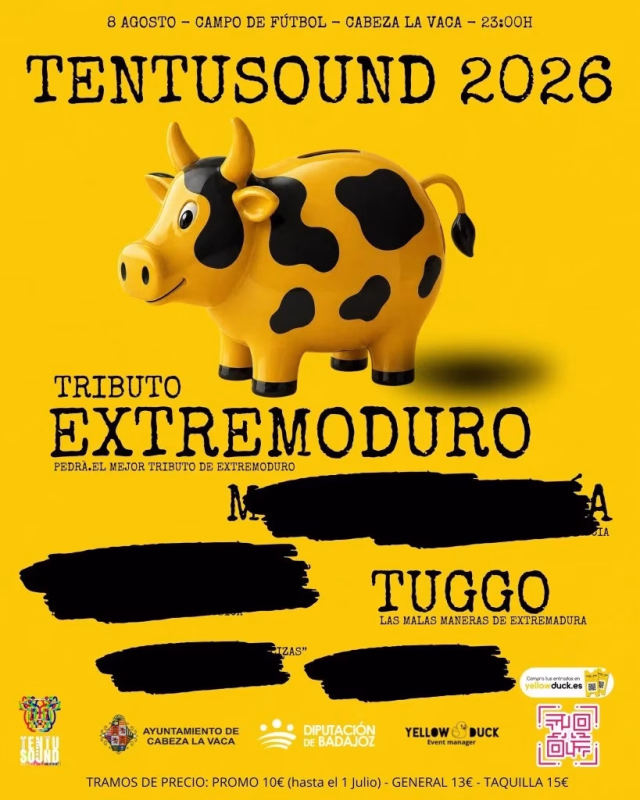 Tentosound 2026 en Cabeza la Vaca