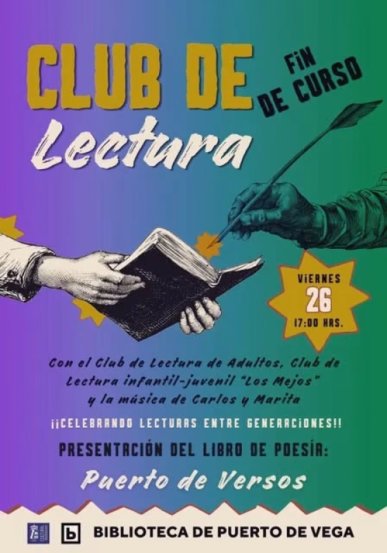 Última reunión del curso del Club de Lectura de Puerto de Vega en Navia