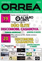 Virxe do Carme de Órrea  en Agolada